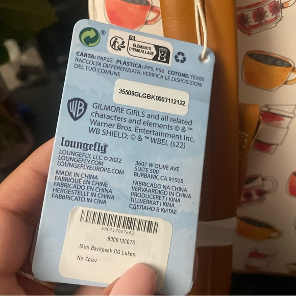 WB Studios Exclusive Rare Gilmore Girls Luke’s Diner Mini Backpack By Loungefly - Picture 11 of 11
